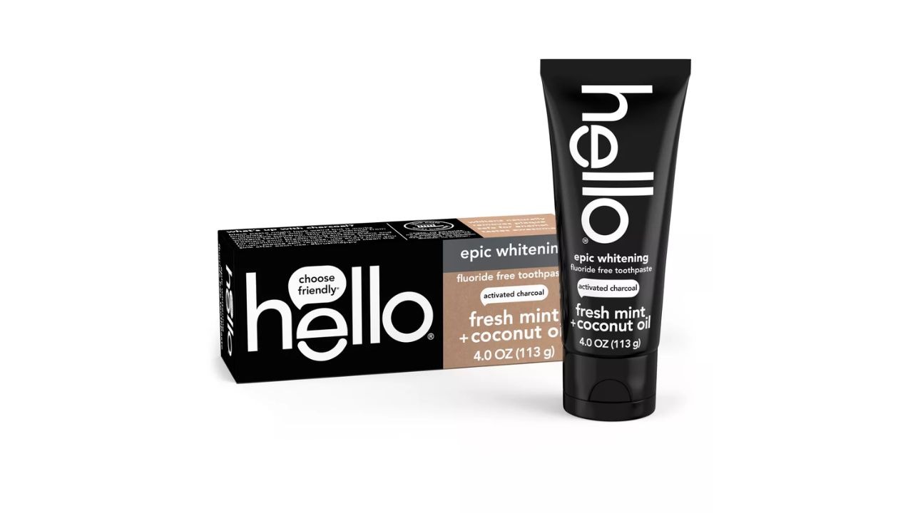 Hello Activated Charcoal Epic Whitening Toothpaste X Best Toothpaste