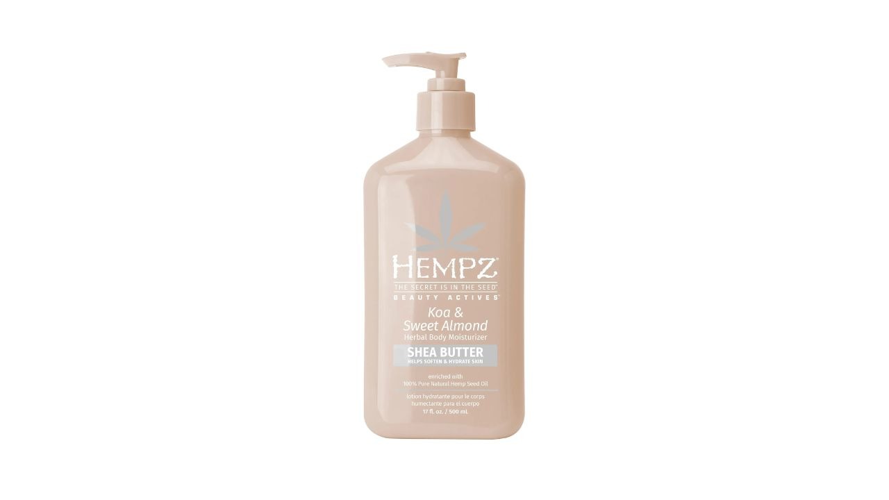 Hempz Herbal Koa & Sweet Almond Smoothing Body Lotion X Best Body Lotion for Oily Skin