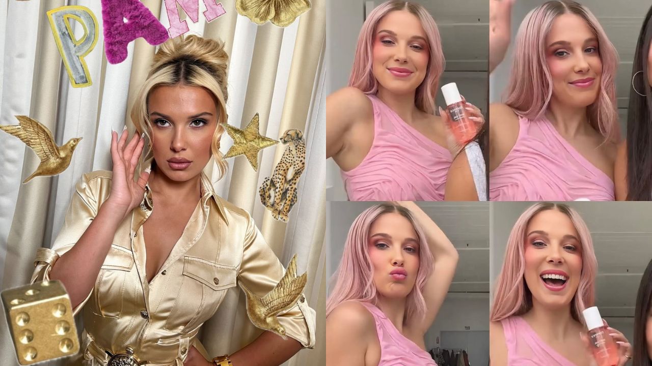Millie Bobbie Brown's Hair Inspired by Pamela Anderson and Barbie