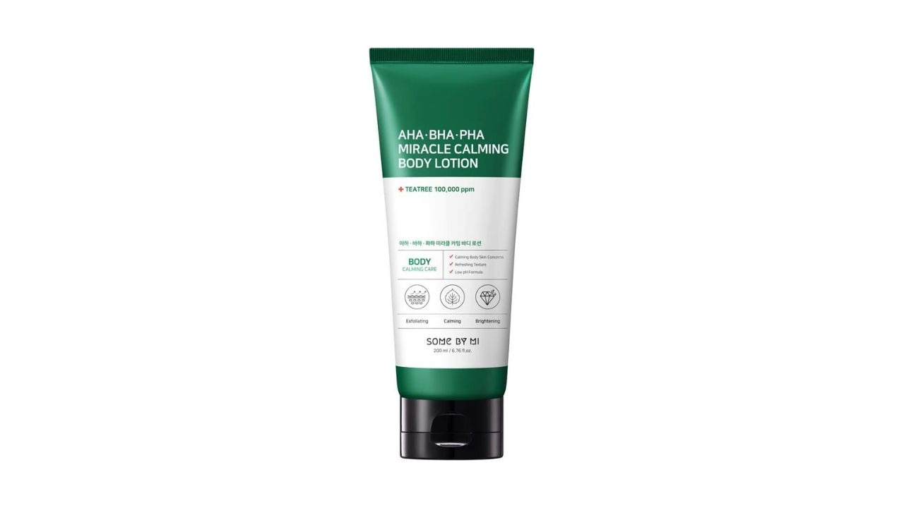 SOME BY MI AHA, BHA, PHA Miracle Calming Body Lotion X Best Body Lotion for Oily Skin