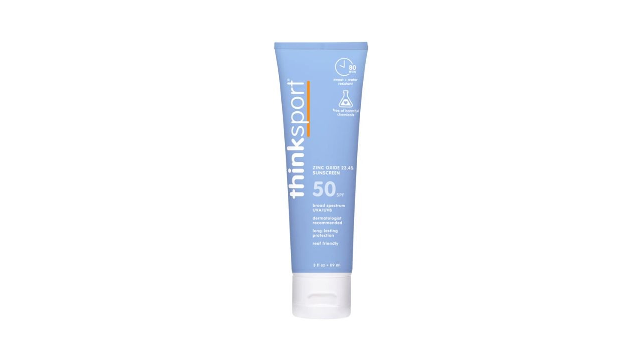 Best Pregnancy-Safe Skin Care Products X Thinksport Safe Sunscreen SPF 50