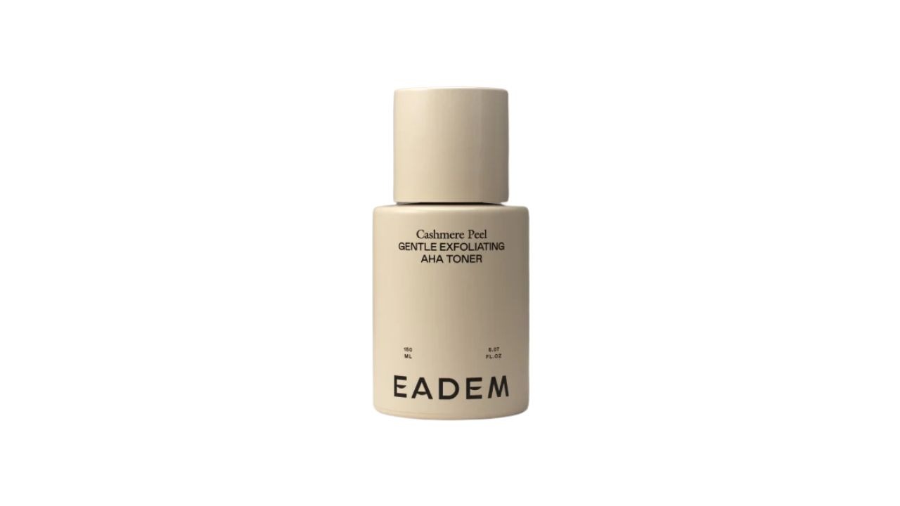 Best Toners for Oily Skin X EADEM Cashmere Peel Gentle AHA + PHA Exfoliating Toner