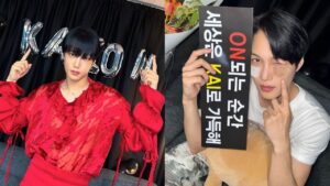 EXO's Kai lanceert "Kaion" solotour in Seoul, straalt met Bobbi Brown-glans