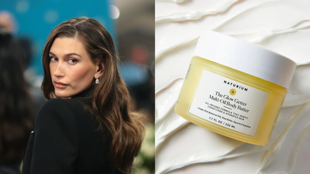 Hailey Bieber’s Secret to Glazed-Looking Skin? She’s Used 15 Jars of This $20 Body Butter