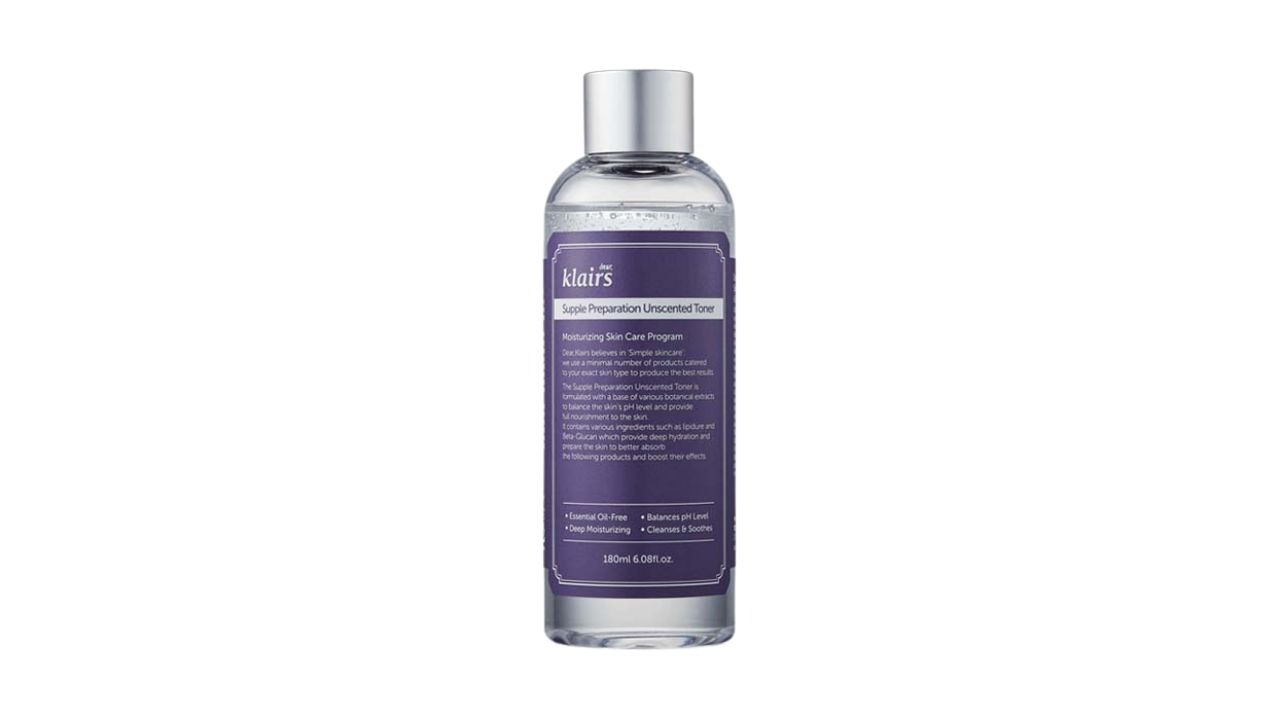 Pregnancy-Safe Korean Skincare Products X Klairs Supple Preparation Unscented Toner