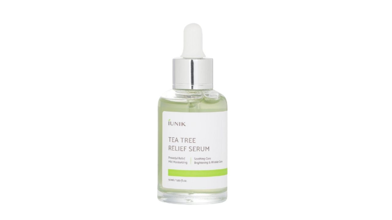 Pregnancy-Safe Korean Skincare Products X iUNIK Tea Tree Relief Serum