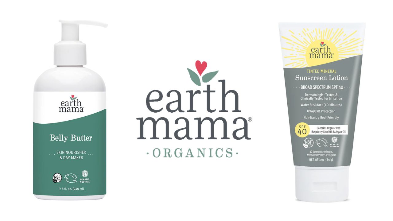 Marcas de cuidado de la piel seguras durante el embarazo X Earth Mama Organics
