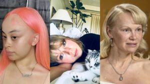 Top 13 Celebrity Pictures Without Makeup (Ice Spice, Taylor Swift & More)