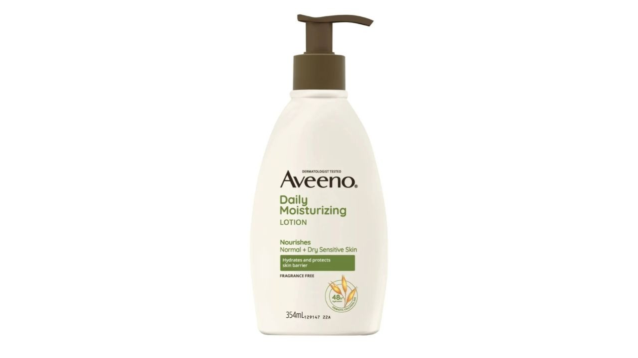 10 Best Body Lotions for Sensitive Skin X Aveeno Daily Moisturizing Lotion