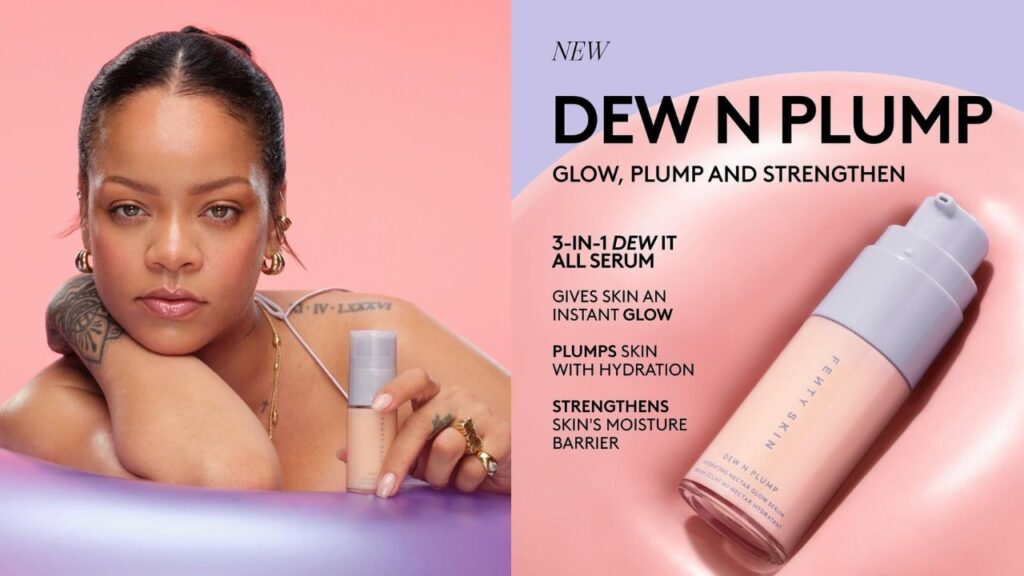 Fenty Skin Unveils Dew N Plump Serum: Rihanna's Latest Innovation for Glowing, Hydrated Skin